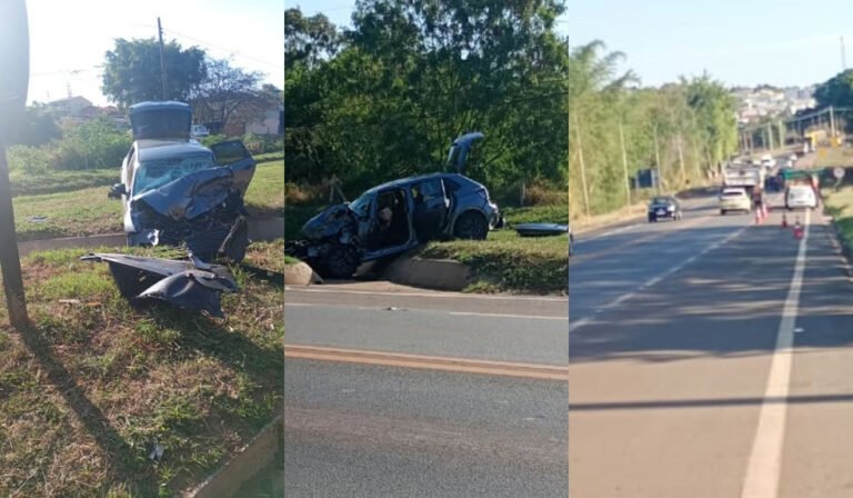 Colisão Frontal na SP-255: Motorista Bate em Caminhão Betoneira e Fica Preso às Ferragens